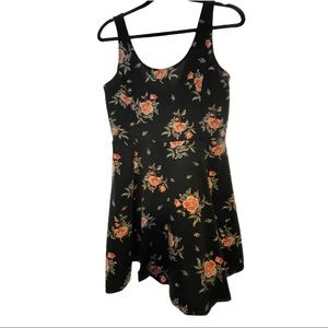 H&M Fit & Flare Floral Tank Dress